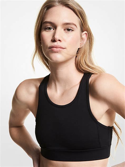 Nylon Blend Racerback Sports Bra 